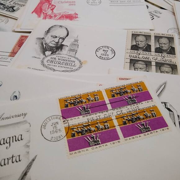 25 First Day of Issue Envelopes, Vintage Envelopes,  1960s Envelopes - Picture 1 of 4